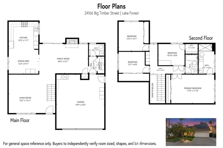 Floor Plans of the home
