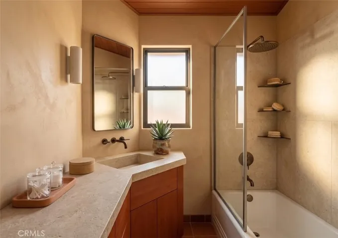 Hall bathroom remodel digitally enhanced concept