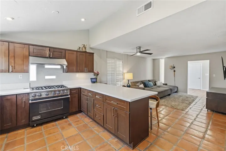 Kitchen & family room