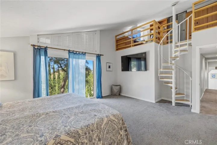 Master bedroom with loft(used as an office)