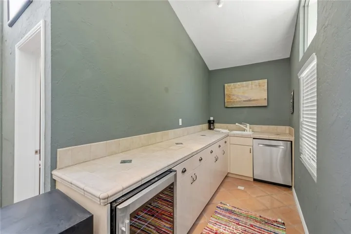 Interior guest house kitchen