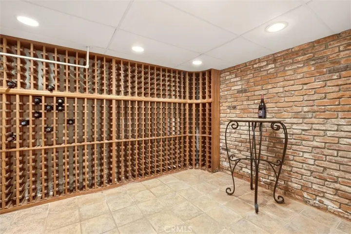 Wine racks in Wine Cellar...could convert this to small office