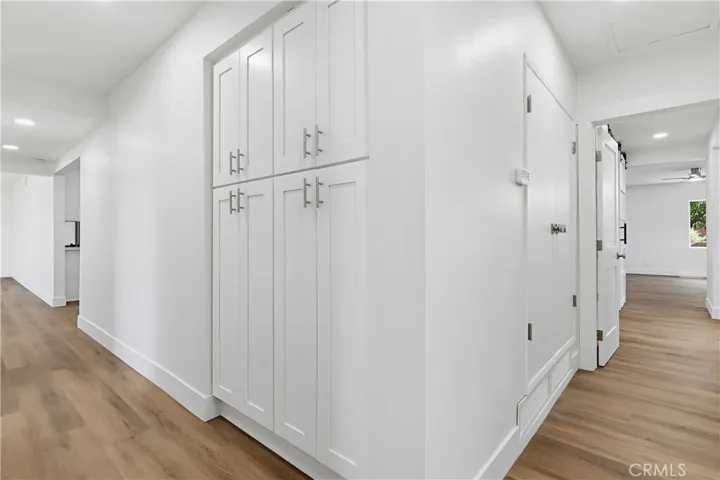 Hall closet with slow close doors