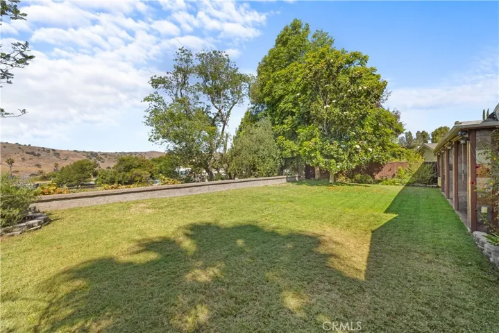 Private rear yard with great views.  No neighbors or neighbor's windows look into the rear or side yards!