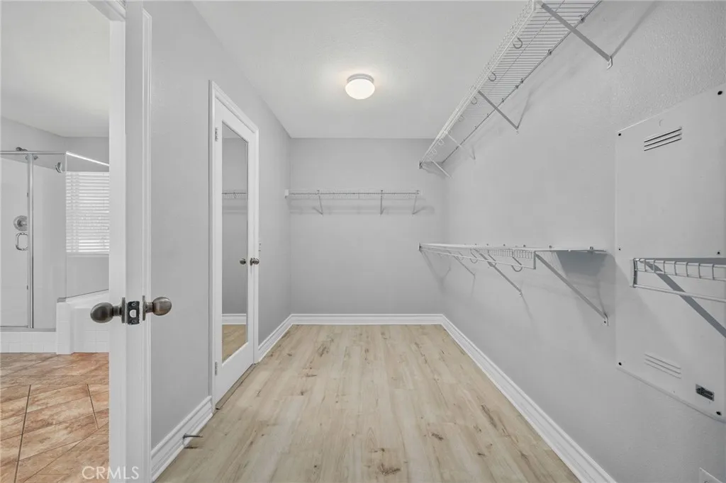 Primary closet