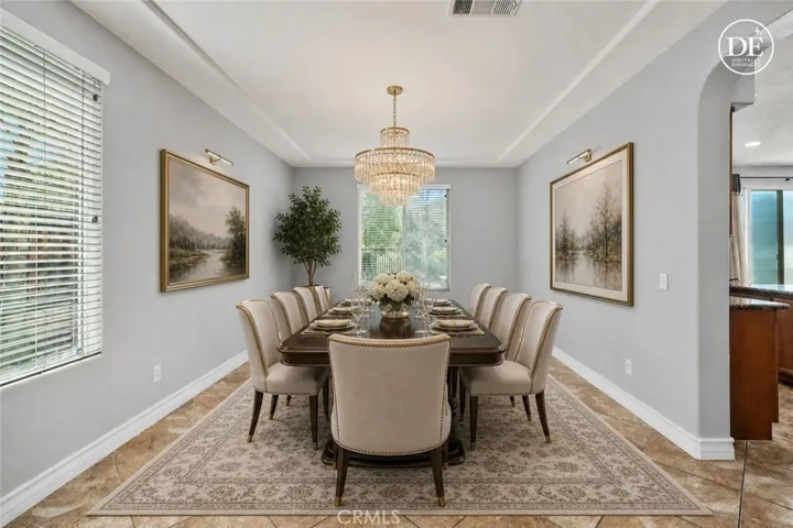 Formal Dining Room Digitally Enhanced