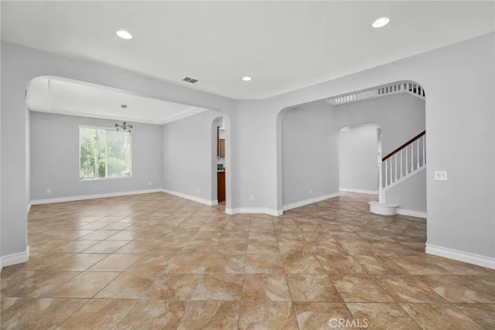 View of Living Room and Formal DIning Room