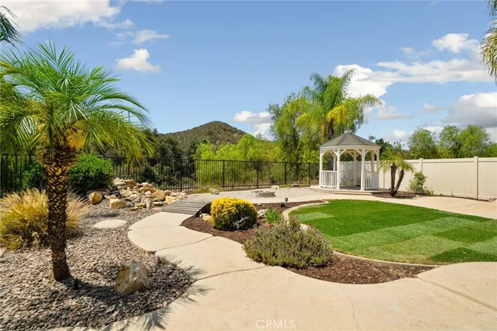 Private Backyard Oasis With Lush Landscaping