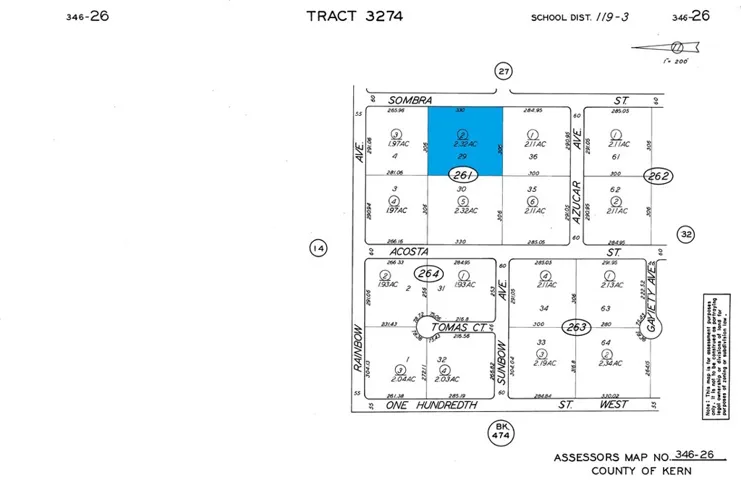 0 Acosta St., Rosamond, California 93560