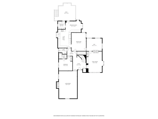 Main Floor Layout and Dimennsions