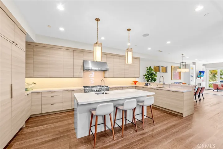 European White Oak Hardwood Flooring, Custom Cabinetry, Blanco fixtures, the finest materials, no detail overlooked.
