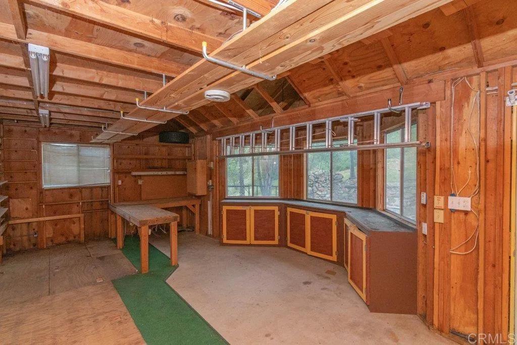 Inside View of Train Depot Building