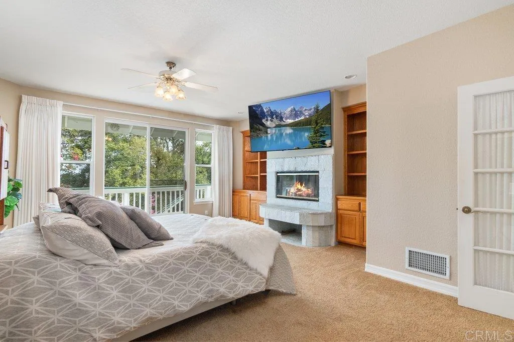 Primary Bedroom with Fireplace