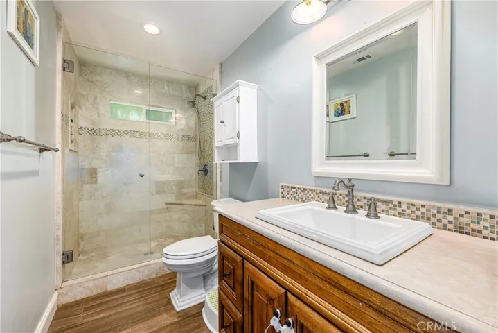 Full bathroom with Custom Tile Shower
