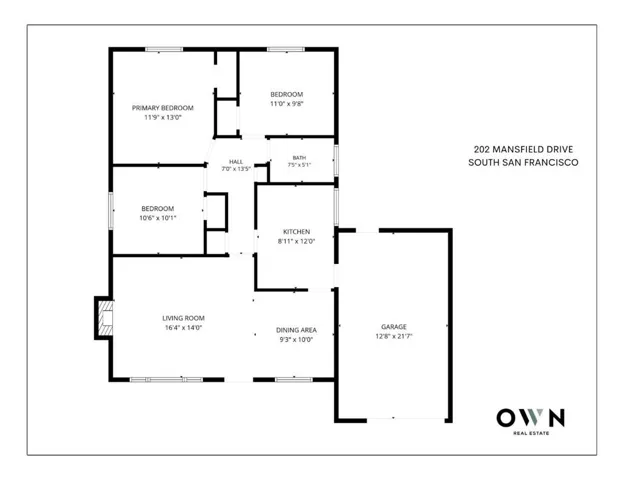 202 Mansfield Drive, South San Francisco, California 94080