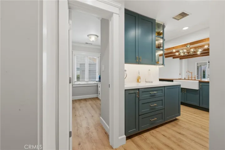 Looking Into the Kitchen and Office!