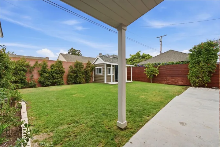 View of Backyard and Playhouse!