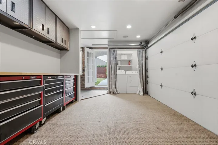 Laundry is in Garage Too!