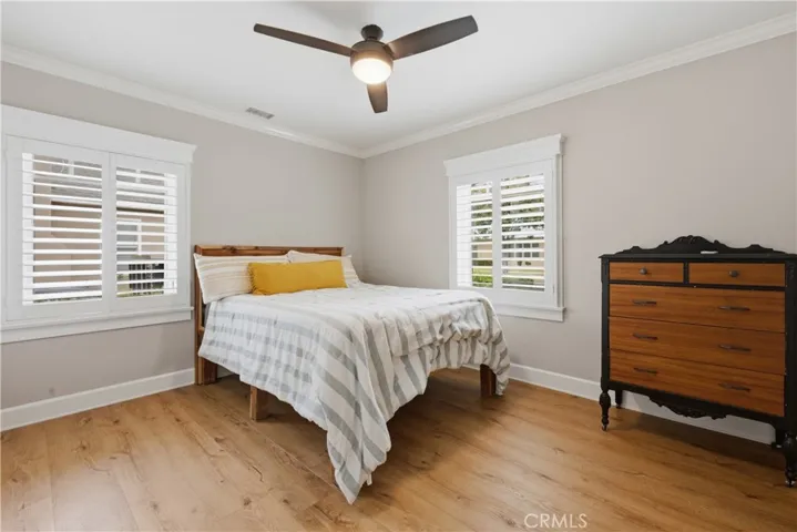 Plantation Shutters and a New Ceiling Fan!