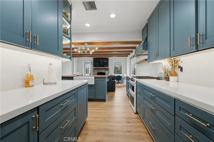 Lots of Cabinets and Quartz Counters!