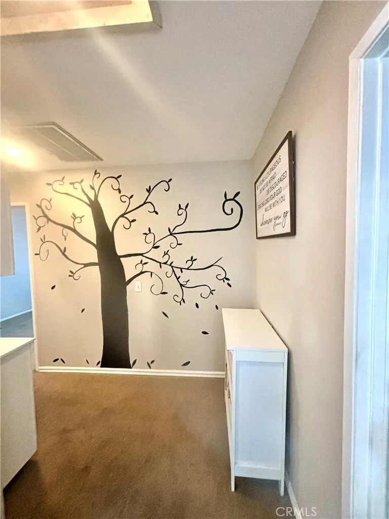 Upstairs Hall with House attic fan