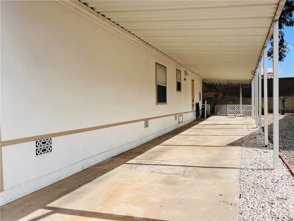 Large carport can fit 3 cars