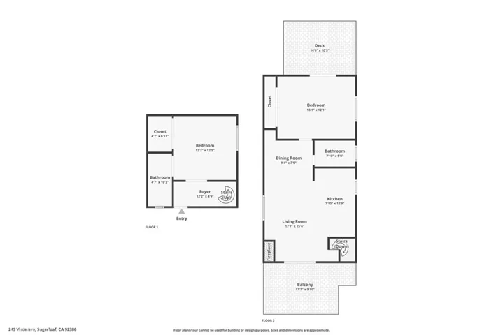 245 Vista, Sugarloaf, California 92386