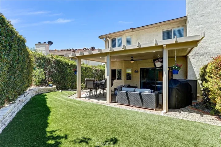 Backyard view.