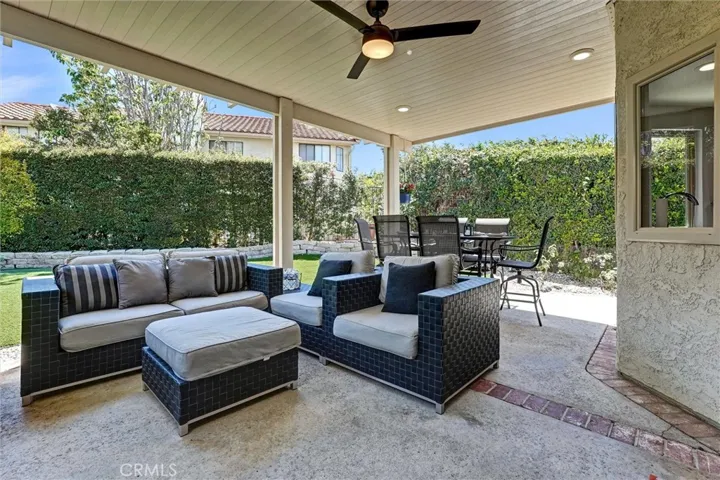 Outdoor entertainment area