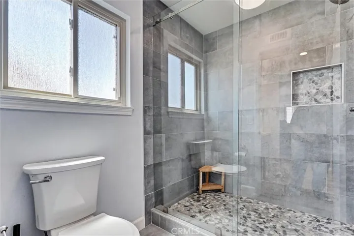 Primary Bathroom shower.