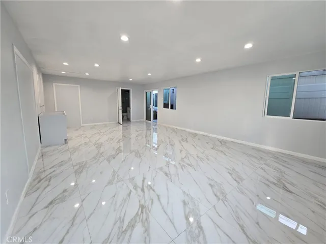 Brand new studio with full bath, kitchenette and shared laundry.