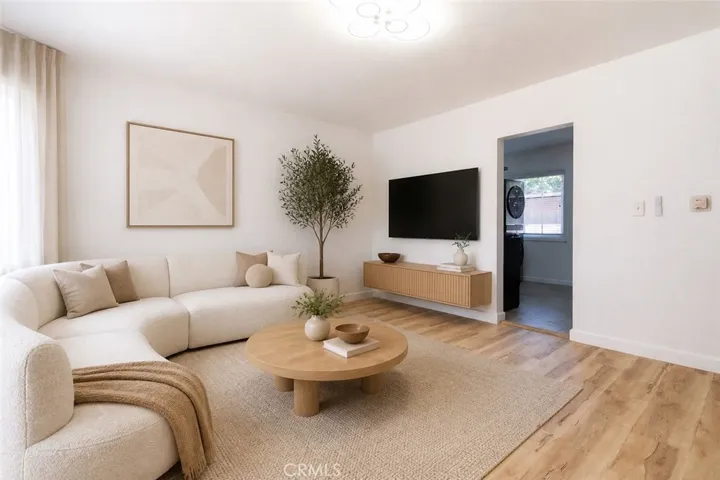 Image as been virtually altered to show possible living room configuration