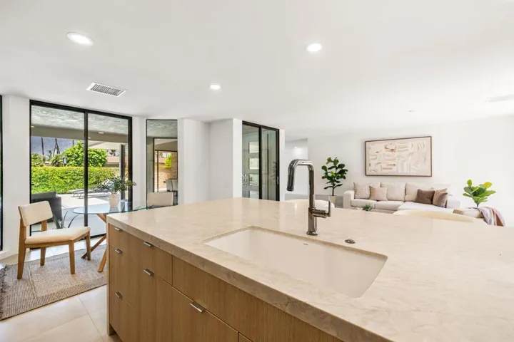 Kitchen Looking into Family Area