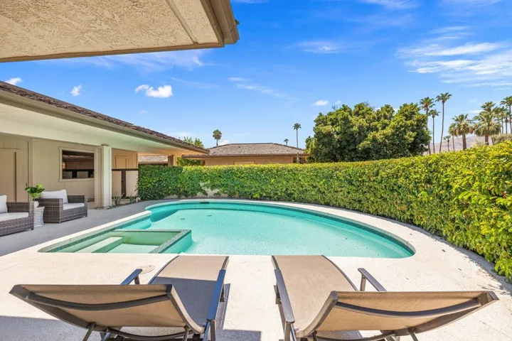 Lounging Poolside