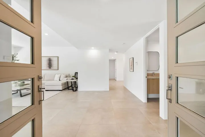 Double Door Glass Entry
