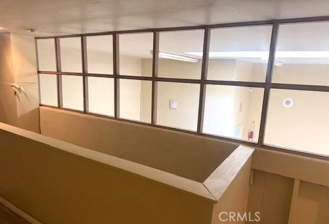 2nd floor space looks out to down staris.