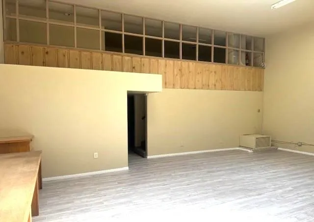 Area behind main room.