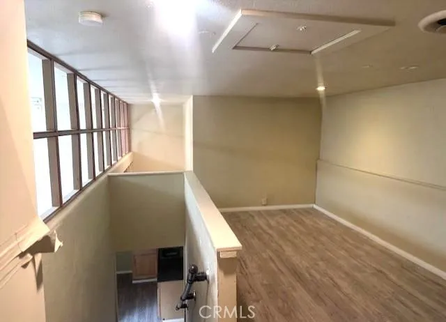 Stair case to 2nd floor space