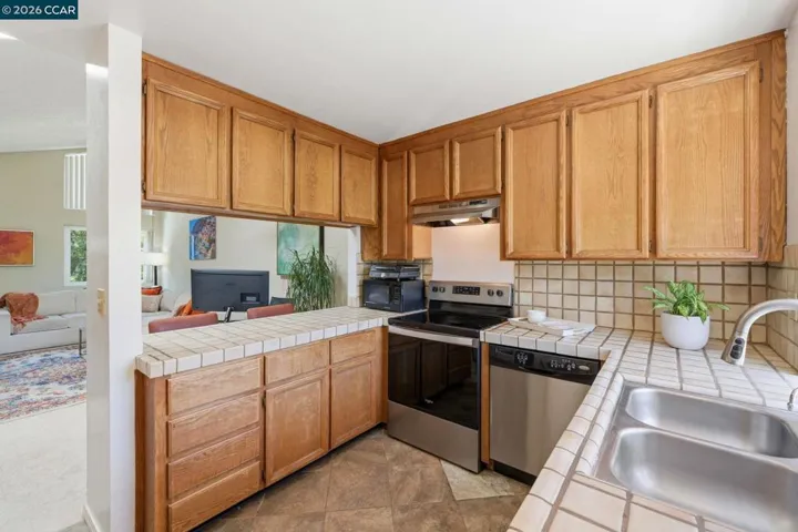 Kitchen Open To Dining Area & Living Room