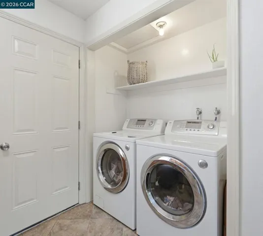 Washer & Dryer off Kitchen