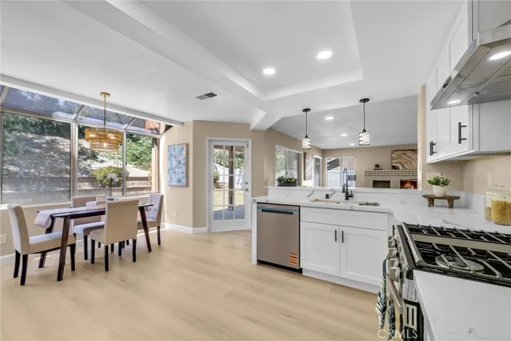 Breakfast Nook with large windows