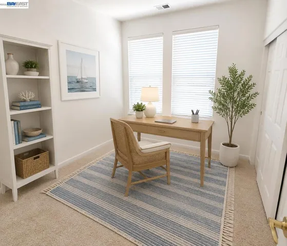 2nd Bedroom virtualy staged