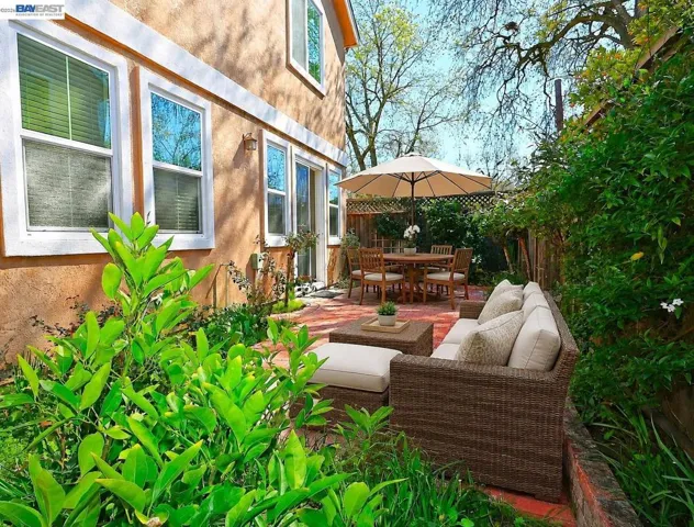 Backyard patio