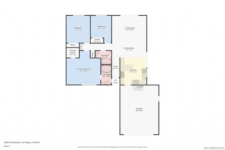 15333 Calle Juanito, San Diego, California 92129