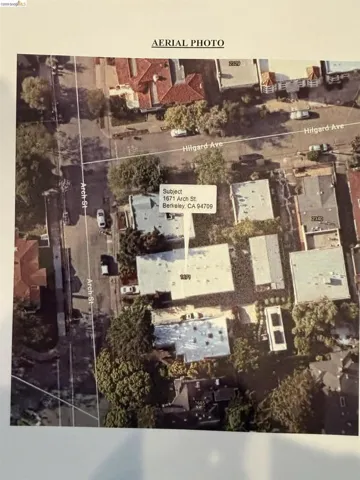 1671 Arch, Berkeley, California 94709-1382