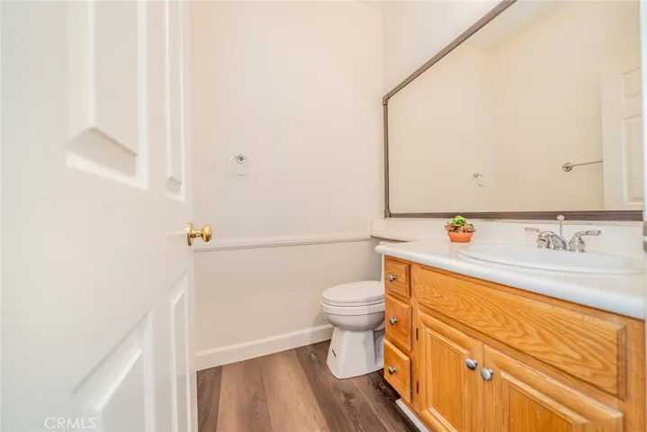 Downstairs 1/2 bath.