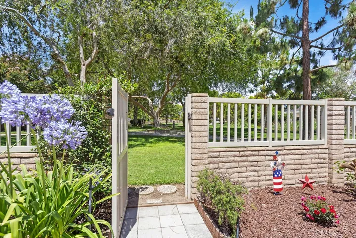 Entertaining comes easy with direct access to the park.