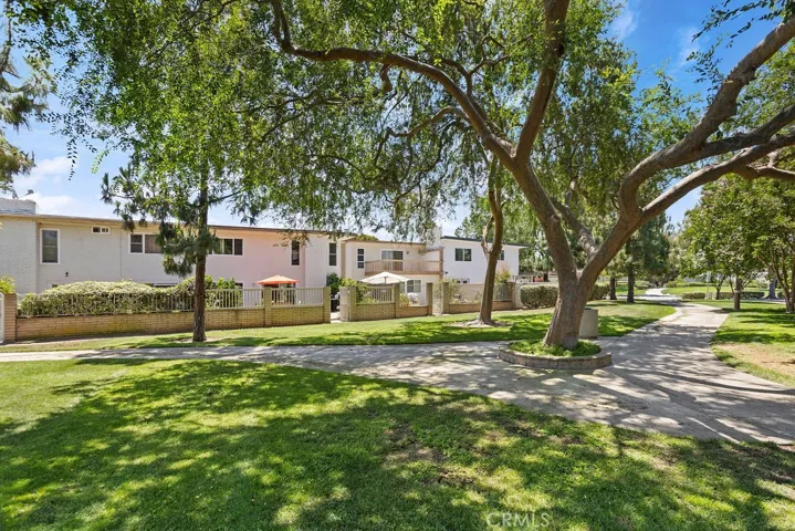 Open gate leads to your backyard.