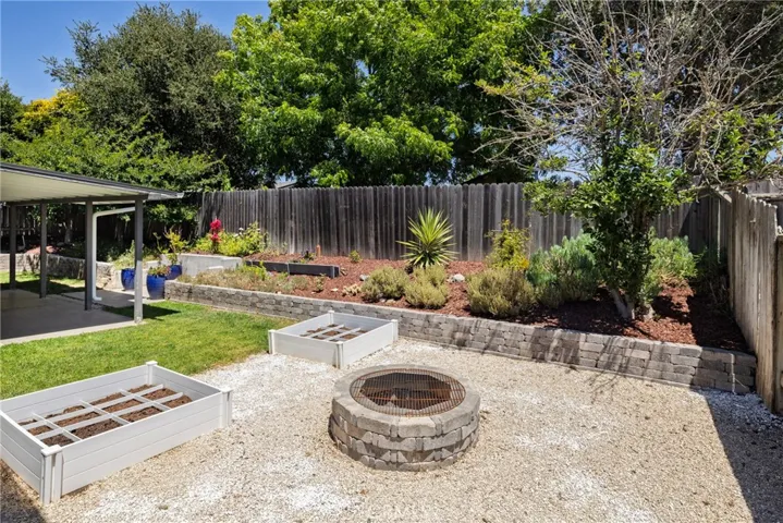 Fire pit area