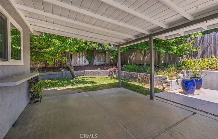 Covered patio